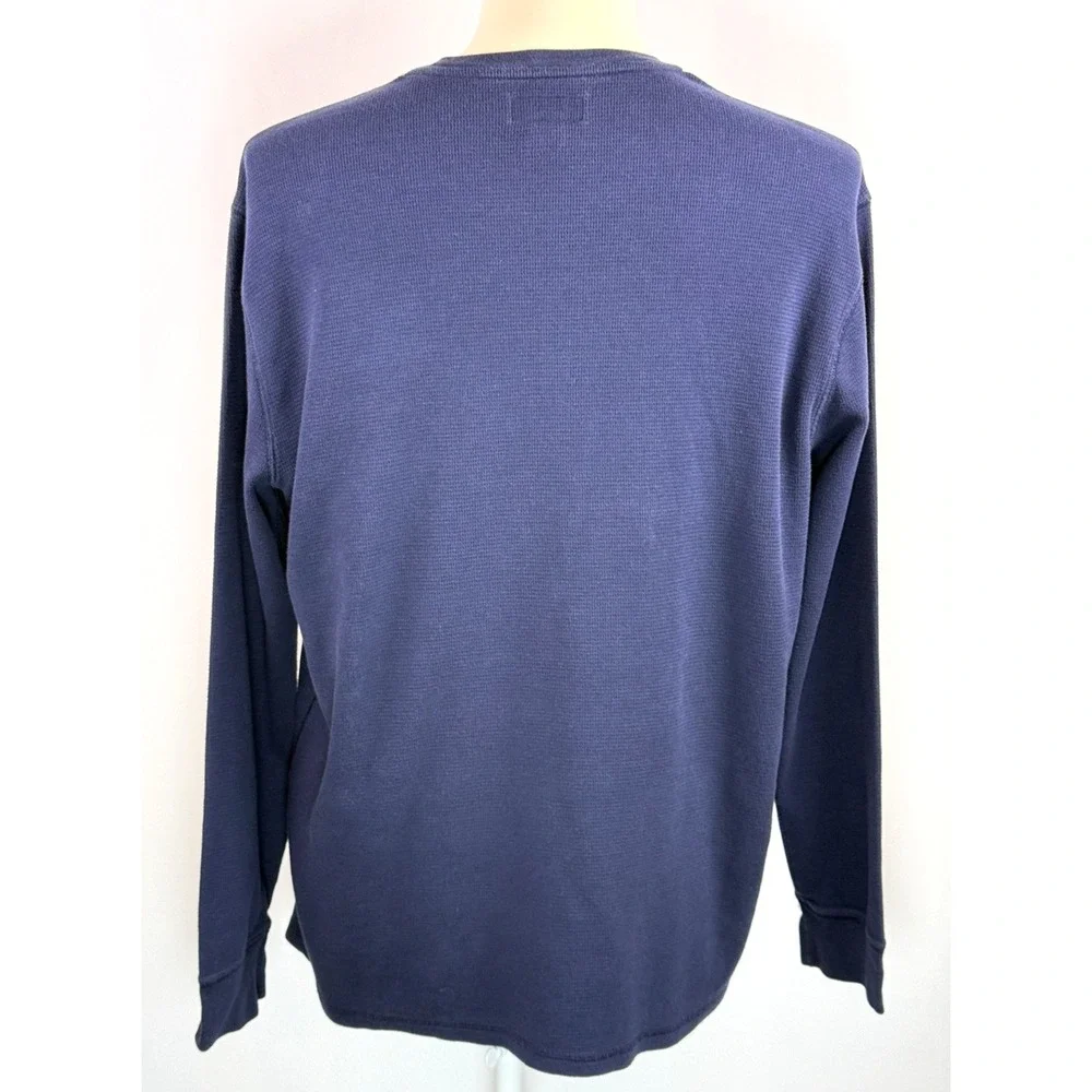 Polo Ralph Lauren Men's Blue Thermal Waffle Knit Cotton Sleepwear 2XL